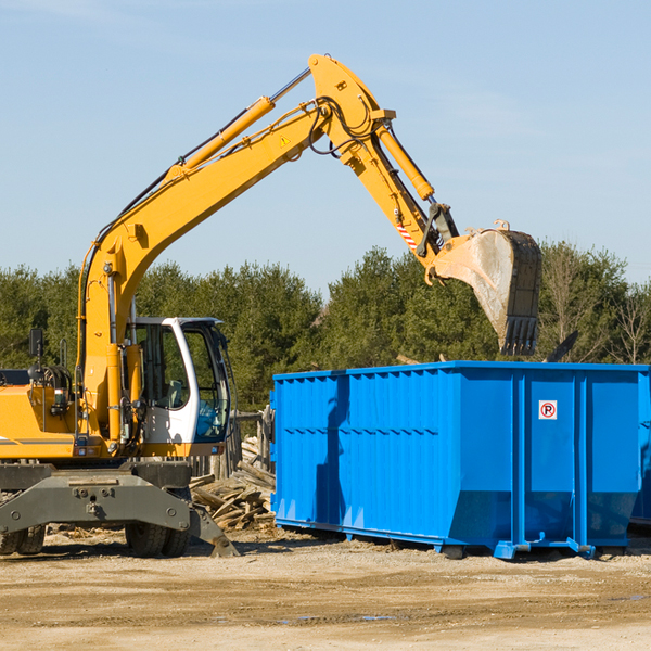 is there a minimum or maximum amount of waste i can put in a residential dumpster in Bernice